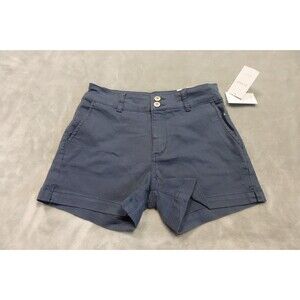STS Blue NWT Womens Size 26 Navy‎ Blue Lulu Trouser High Rise Zip Shorts
